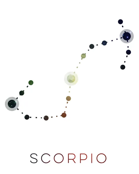 Scorpio Zodiac Constellation by Emiliano Deificus