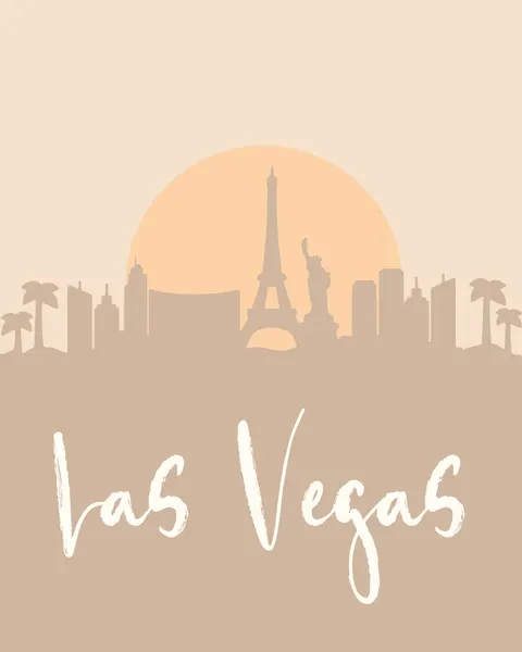 Las Vegas Sunset Skyline by Emiliano Deificus