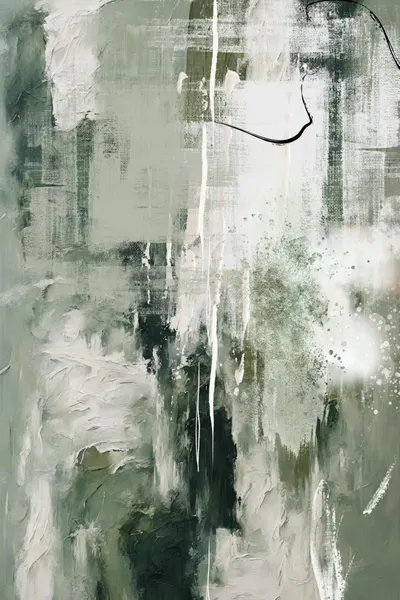Modern Green Textures by Sally Ann Moss