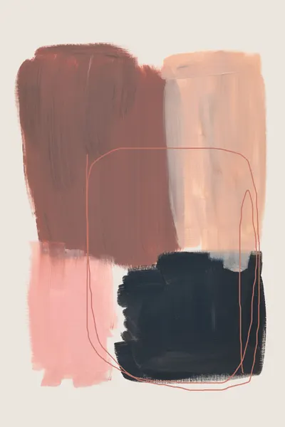 Abstract Brush Strokes 120 by Mareike Böhmer
