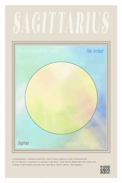 Celestial Sagittarius Sign by casa cartissi