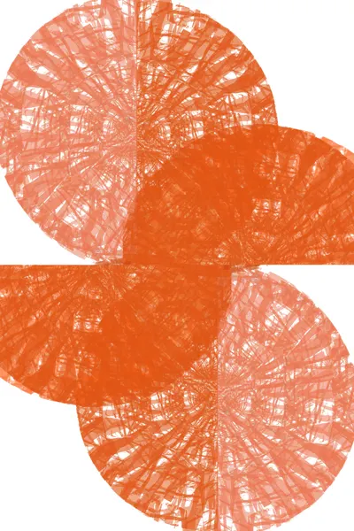 Geometric Sunburst Orange by casa cartissi