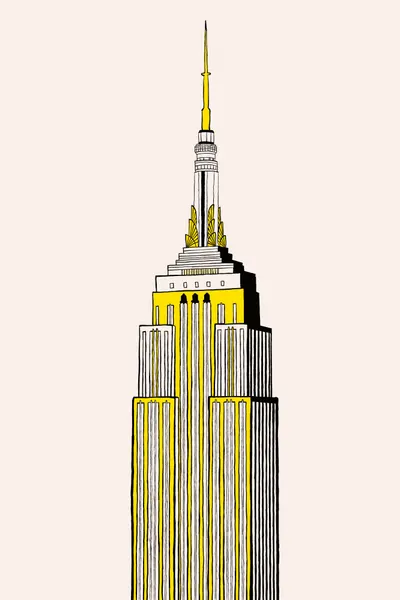 Golden Empire State Building by Vibrant Vacationer (Audra)
