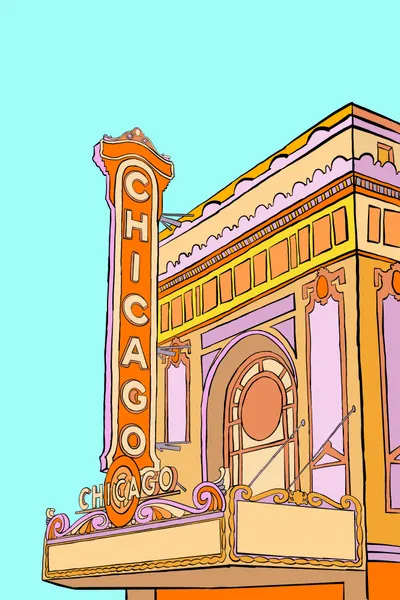 Iconic Chicago Theatre by Vibrant Vacationer (Audra)