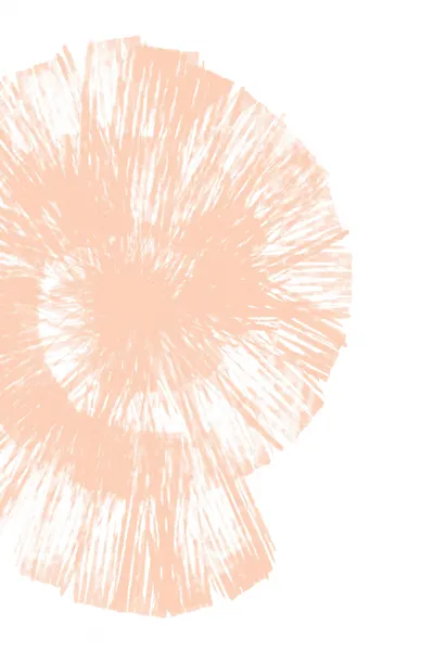 Soft Peach Spiral by Martina