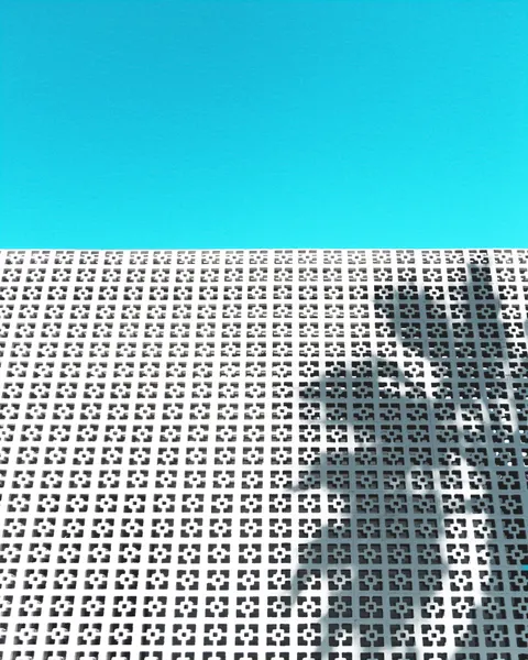 Parker Palm Shadow in Palm Springs by Tom Windeknecht