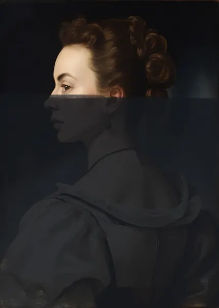 Elegant Dark Profile by The Art Concept