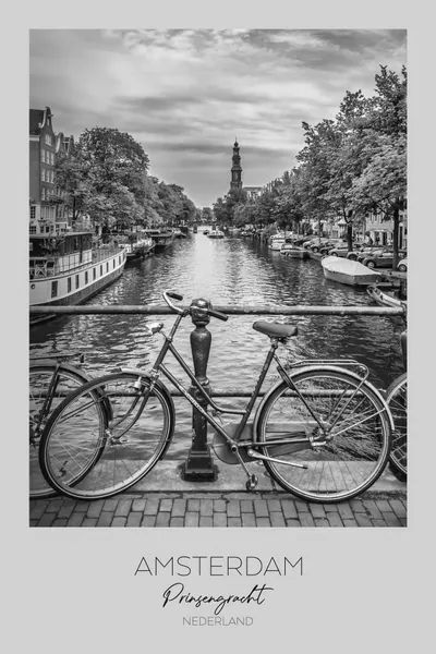 Bicycle Overlooking Prinsengracht by Melanie Viola