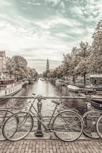 Amsterdam Canal Bicycles by Melanie Viola