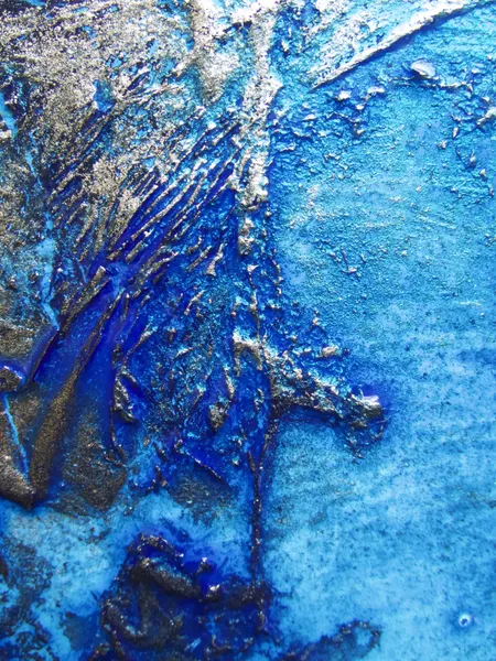 Bold Abstract - Cobalt Blues by Petra Meikle de Vlas