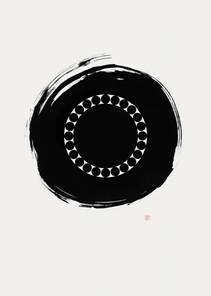 Zen Enso Circle by Thoth Adan