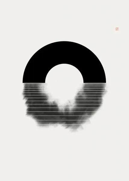 Minimalist Arch Reflection by Thoth Adan
