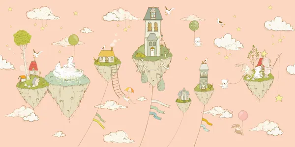 Floating Island Friends by Sue Skellern
