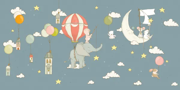 Elephant Dream _Nightblue by Sue Skellern