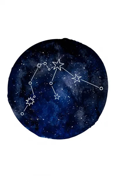 Aquarius Starry Constellation by EMELIEmaria