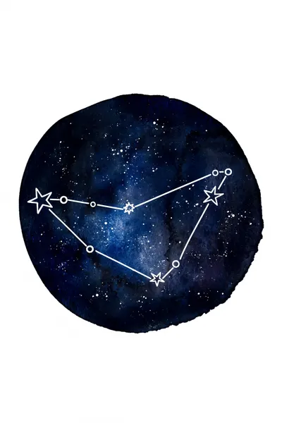 Starry Capricorn Constellation by EMELIEmaria