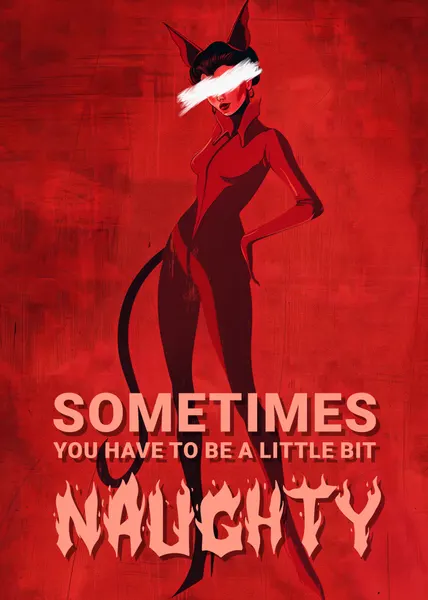 Naughty Red Temptress by Andreas Magnusson