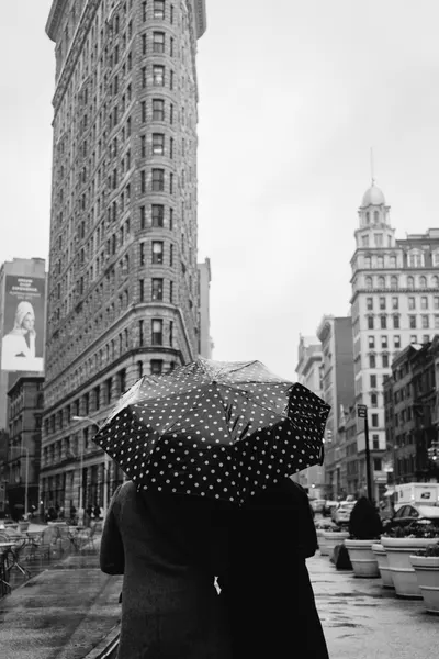 Flatiron Building Rainy Day by Bethany Young