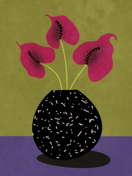 Nice flowers in vase by Raissa Oltmanns