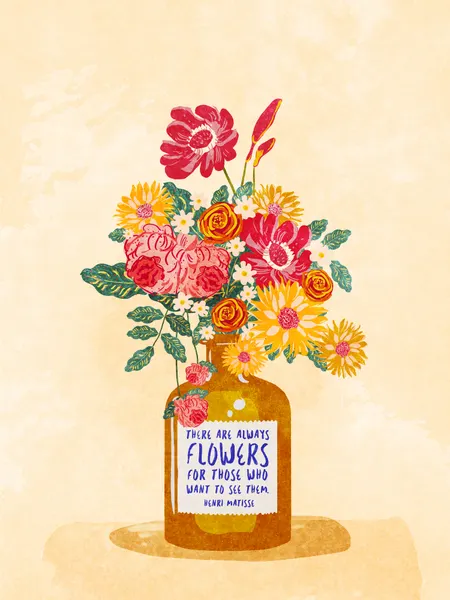 Always flowers by Raissa Oltmanns
