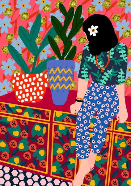 Hawaiian Girl by Rafaela Mascaro