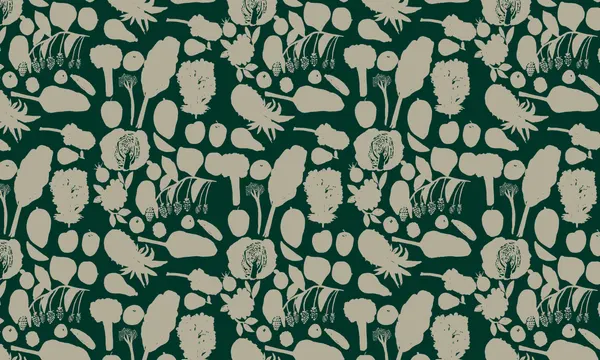 Green Produce Silhouettes by Gemma Bardot