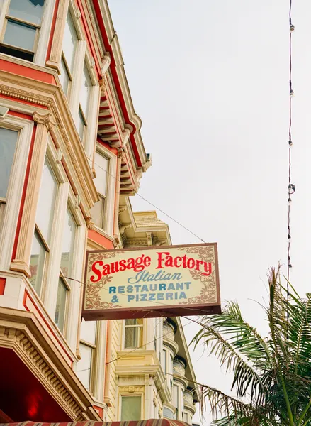 Vintage Sausage Factory Sign by Bethany Young