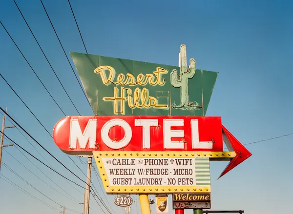 Retro Desert Motel Sign by Bethany Young