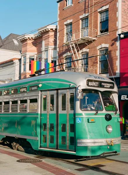 San Francisco Streetcar Rainbow by Bethany Young