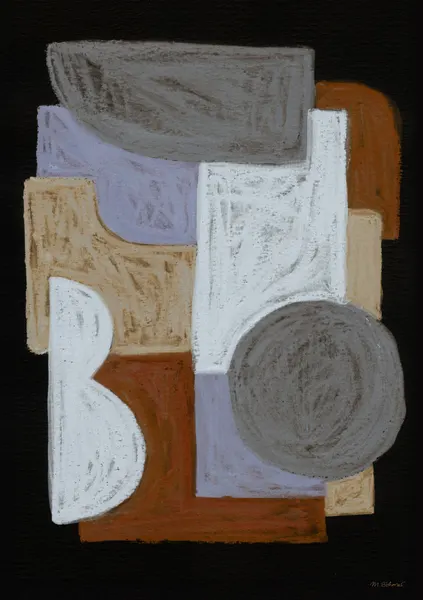 Chalks and Shapes 5 by Mareike Böhmer