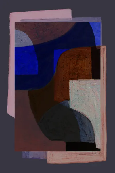 Chalks and Shapes 7X by Mareike Böhmer