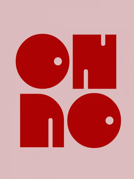Bold Typographic Echo by Emel Tunaboylu