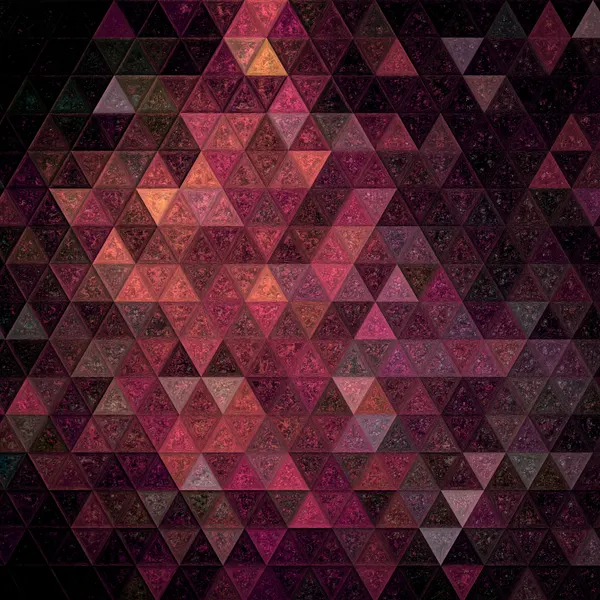 Vibrant Triangle Mosaic by Justyna Jaszke