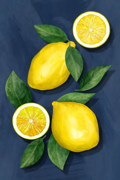 Vibrant Fresh Lemons by EMELIEmaria