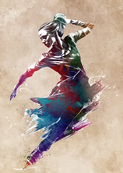 Vibrant Dance Expression by Justyna Jaszke