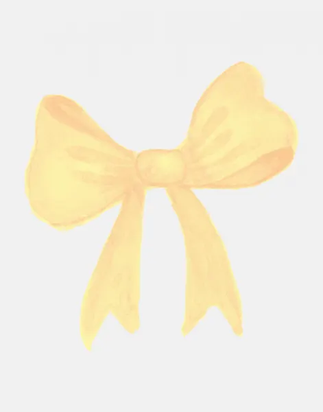 Simple Yellow Bow by Jolly and Dash