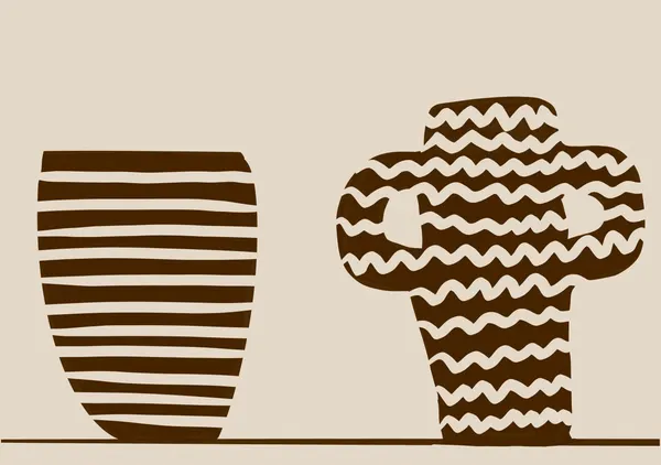 Earthy Abstract Vessels by Sharyn Bursic