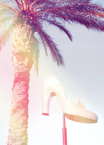 Palm Tree Glam Shoe by Pictufy Studio III