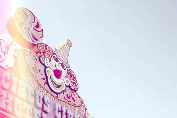 Whimsical Circus Clown Sign by Pictufy Studio III