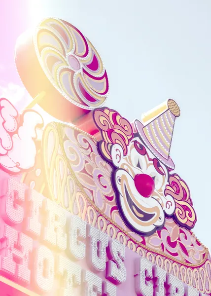 Retro Clown Circus Sign by Pictufy Studio III