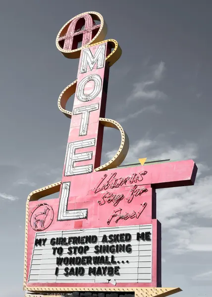 Funny Retro Motel Sign by Pictufy Studio III