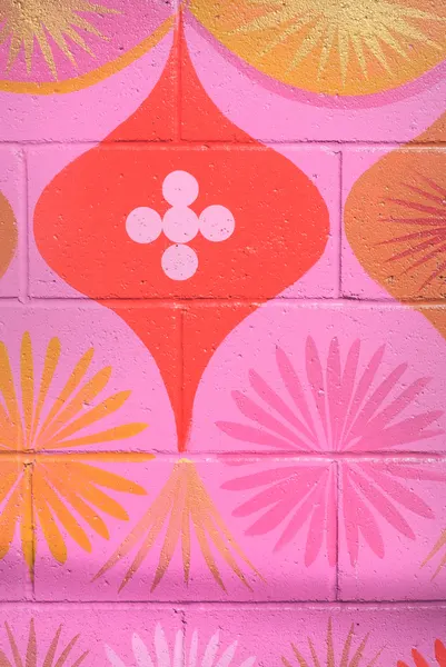 Vibrant Retro Wall Pattern by Pictufy Studio III