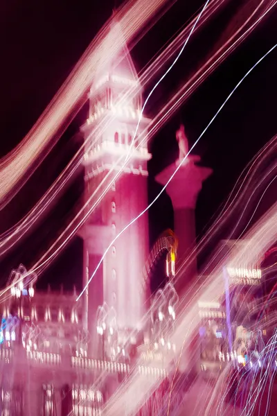Pink City Light Trails by Pictufy Studio III
