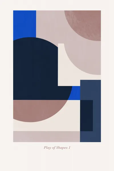 Play of Shapes 1 by Mareike Böhmer