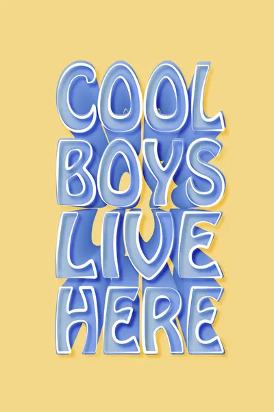 Cool Boys Live Here by Martina