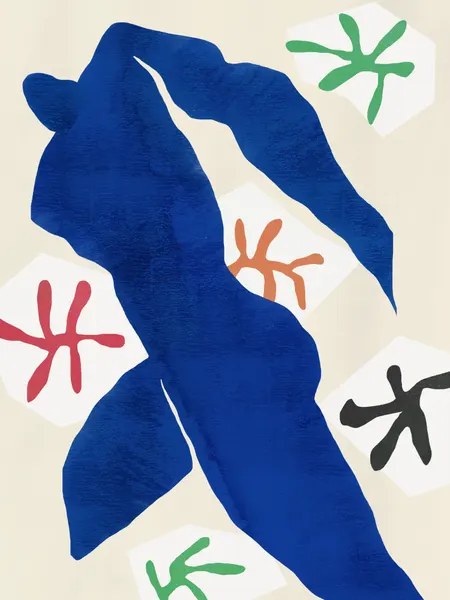 Abstract Blue Movement by Little Dean