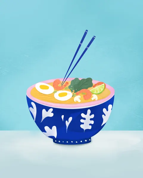 Ramen Bowl by Petra Lizde