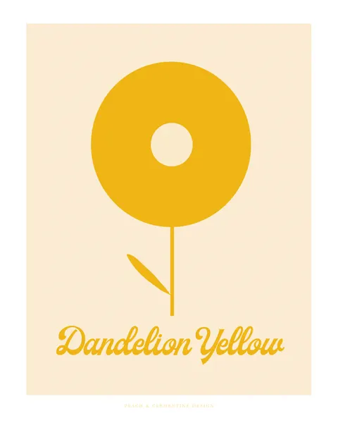 Pandc Dandelionyellow Copy by Jenny Liz Rome