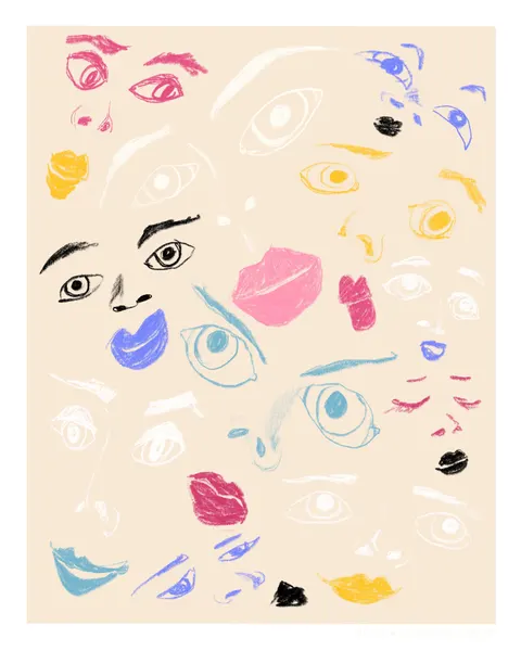 Pandc Faces Copy by Jenny Liz Rome