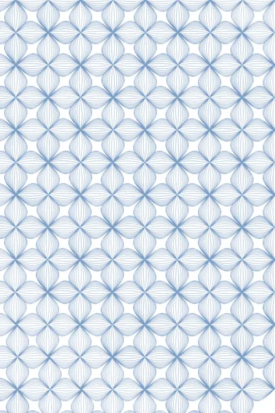 Abstract Blue Floral by cartissi